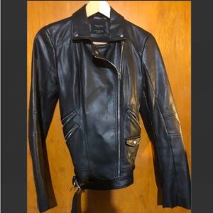 ZARA: TRAFALUC Outerwear Collection. Faux leather jacket. Woman Size Med…